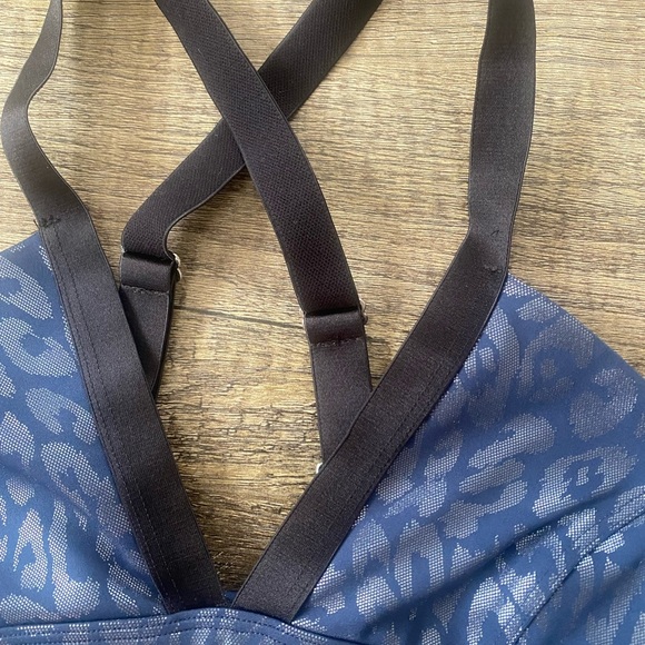 HEROINE SPORTS one47 cheetah print adjustable straps women sport bra Size Small - Picture 3 of 13